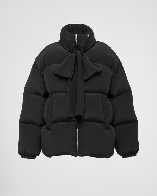 Prada Doudoune en crêpe de Chine 1