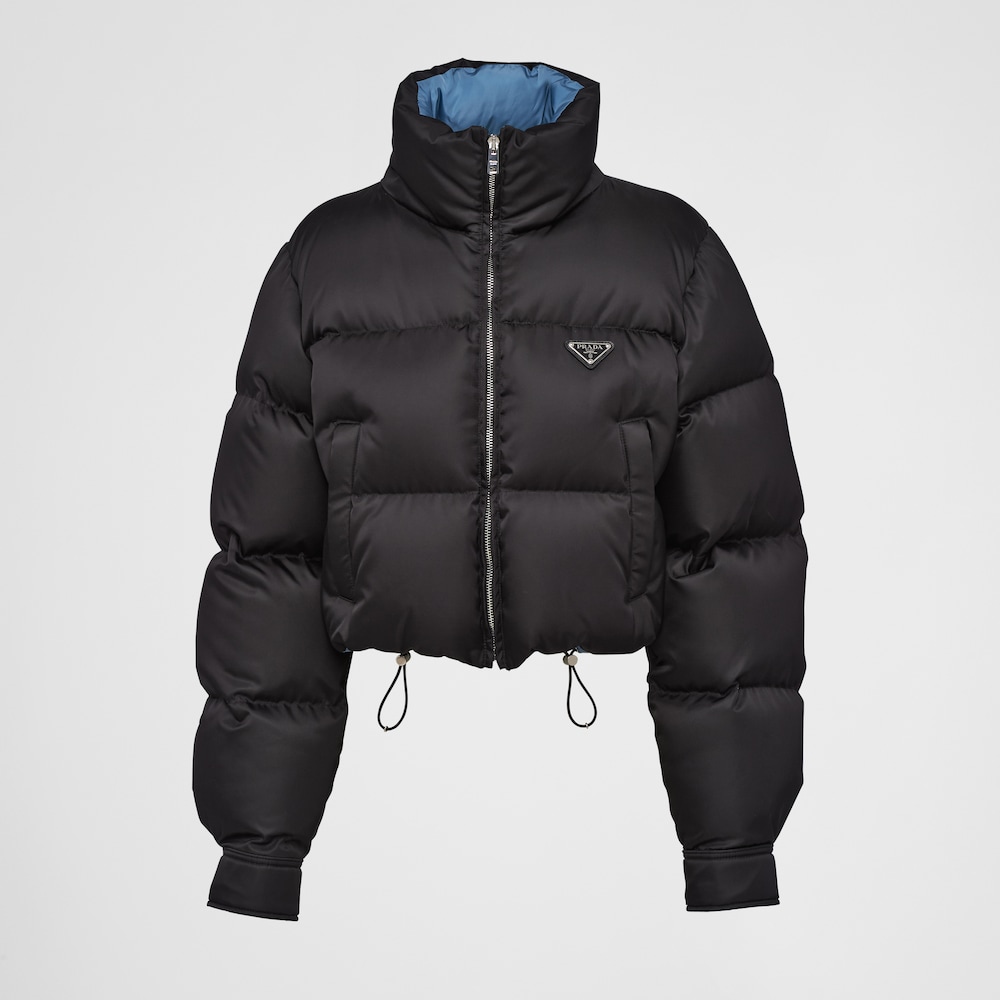 prada cropped down jacket