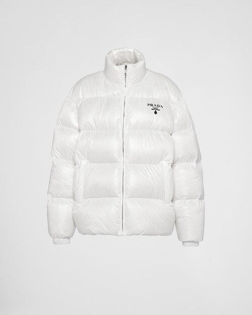 Prada Re-Nylon hooded down jacket 1