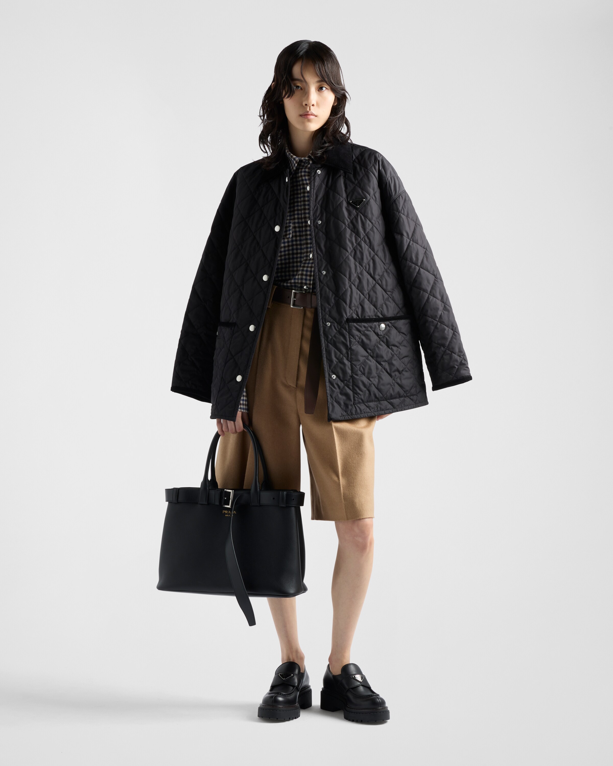 PRADA プラダ ライトRe-Nylon ジャケット 292166_1WQ9 Black Light Re-Nylon jacket | PRADA