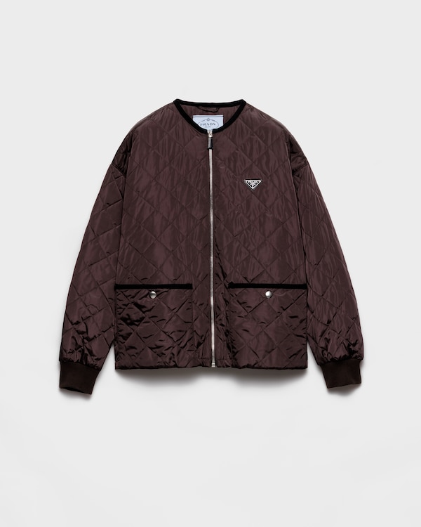 ジャケット PRADA JACKET (29C265SOOO1WQ9 F0008) Navy Lightweight, quilted Re-Nylon jacket | PRADA