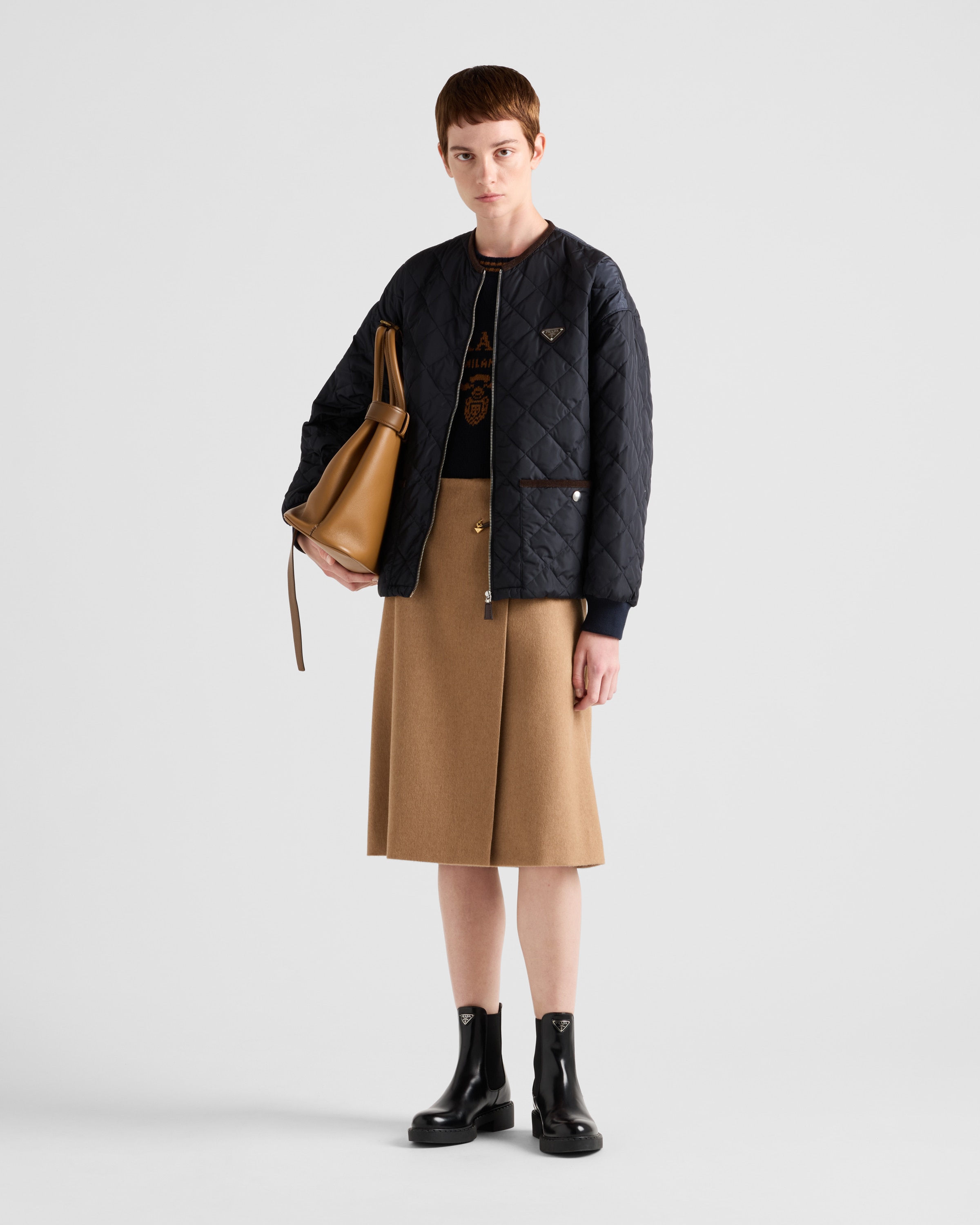 Prada quilted jacket online