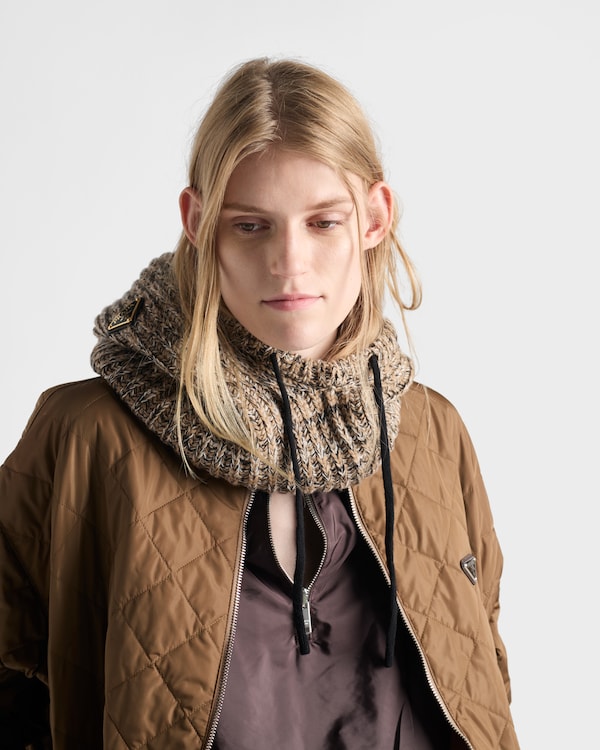 Quilted light Re-Nylon jacket - Cork Beige Quilted light Re-Nylon jacket - Cork Beige