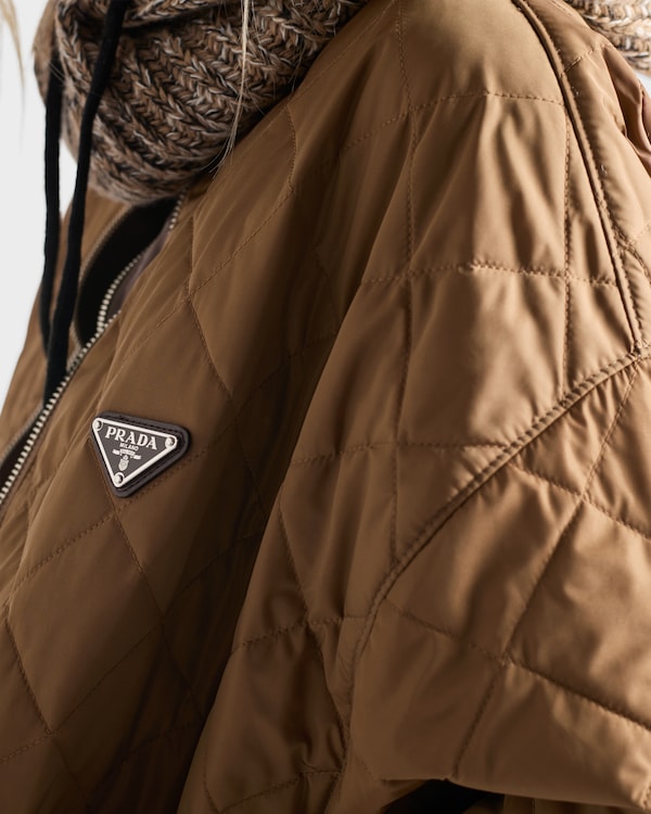 Quilted light Re-Nylon jacket - Cork Beige Quilted light Re-Nylon jacket - Cork Beige