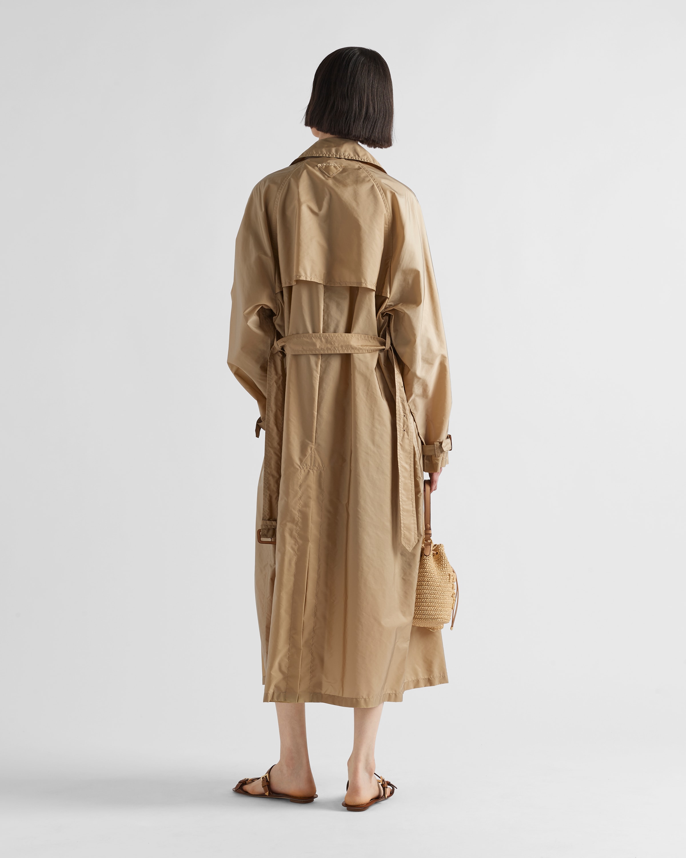 Cord Light Re-Nylon trench coat | PRADA