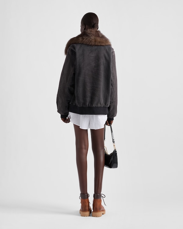 Canvas blouson jacket  Canvas blouson jacket