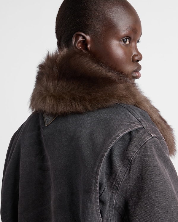 Canvas blouson jacket  Canvas blouson jacket