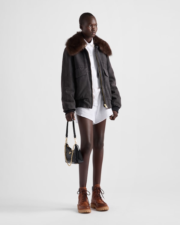 Canvas blouson jacket  Canvas blouson jacket