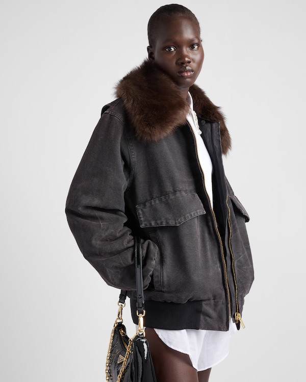 Canvas blouson jacket  Canvas blouson jacket