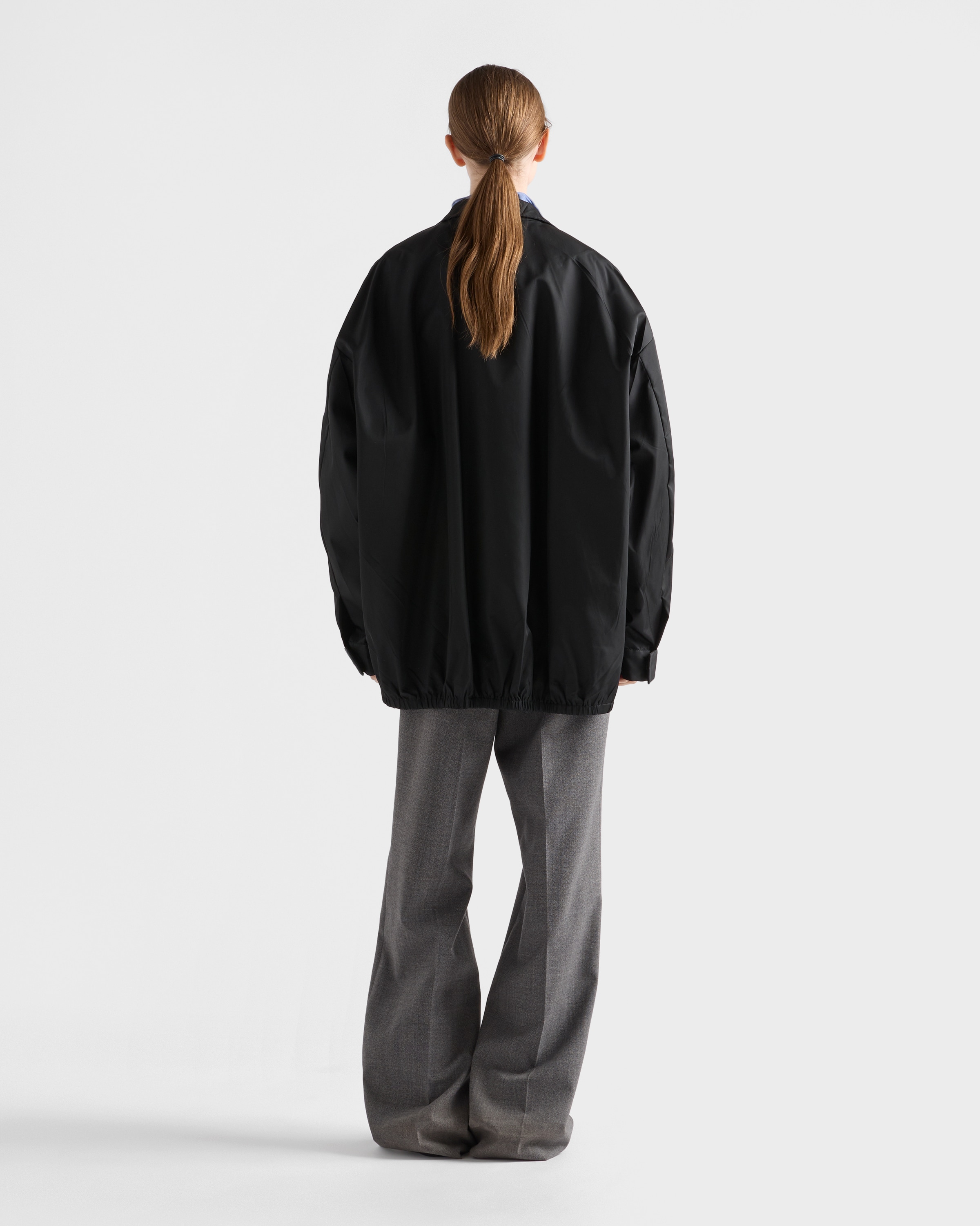 ジャケット PRADA JACKET (292250SOOO1WQ8 F0002) Black Re-nylon Blouson Jacket | PRADA