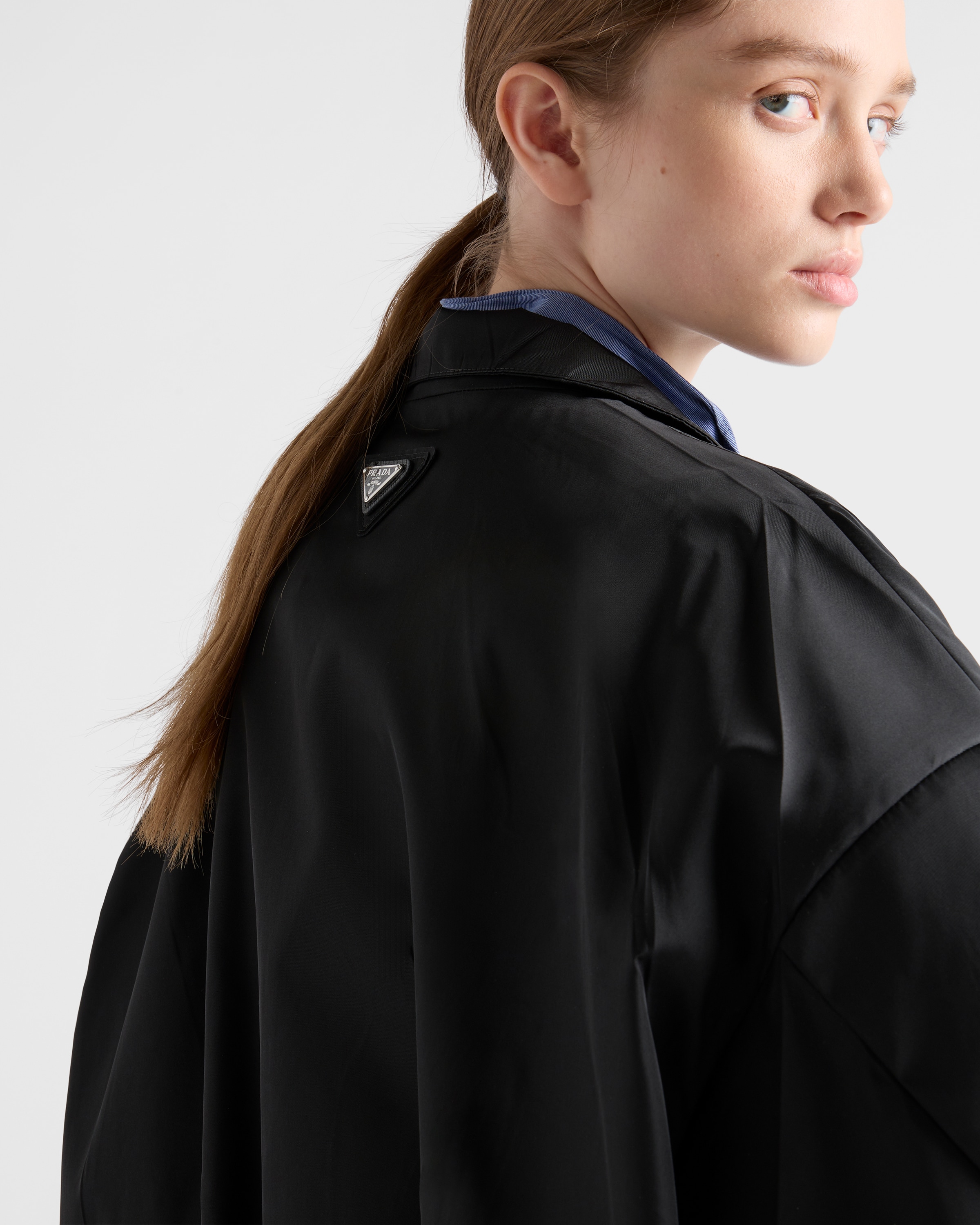 ジャケット PRADA JACKET (292250SOOO1WQ8 F0002) Black Re-nylon Blouson Jacket | PRADA