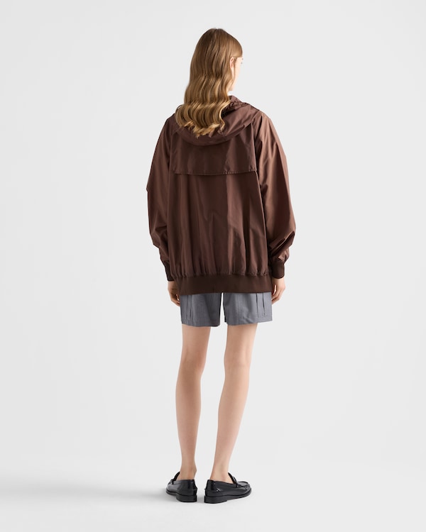 Lightweight Re-Nylon raincoat - Cocoa Brown Lightweight Re-Nylon raincoat - Cocoa Brown