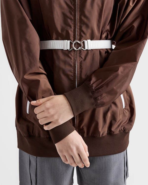 Lightweight Re-Nylon raincoat - Cocoa Brown Lightweight Re-Nylon raincoat - Cocoa Brown