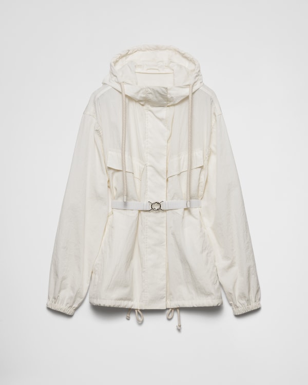 Beige Canvas jacket | PRADA