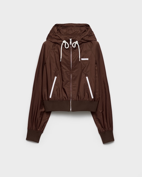 Lightweight Re-Nylon blouson jacket - Cocoa Brown Lightweight Re-Nylon blouson jacket - Cocoa Brown