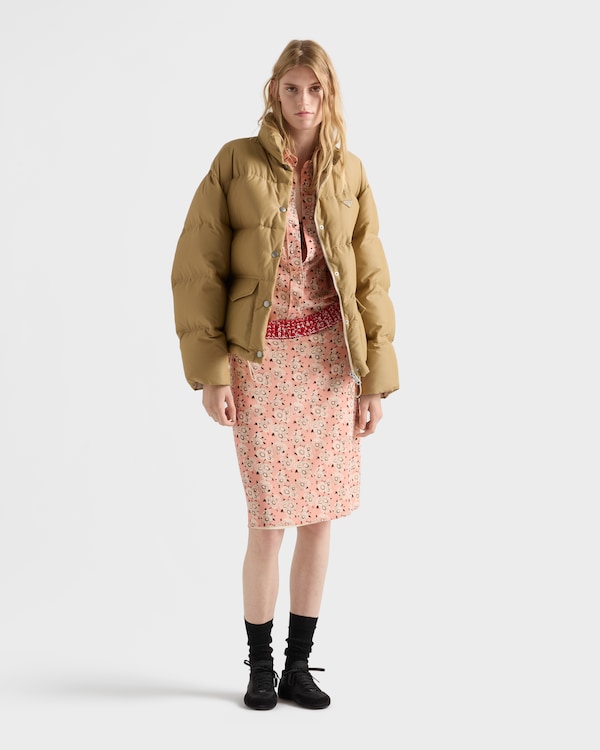 Medium-weight technical fabric down jacket Medium-weight technical fabric down jacket