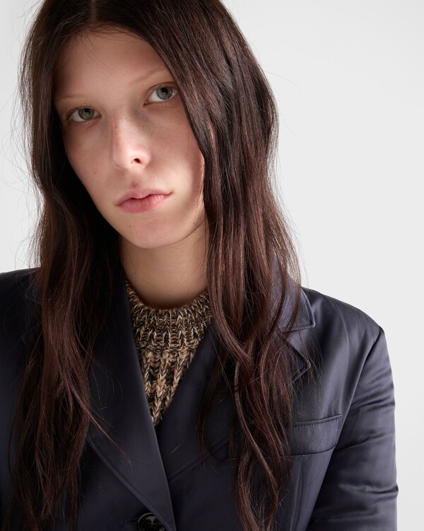 Re-Nylon raincoat - Blue Re-Nylon raincoat - Blue