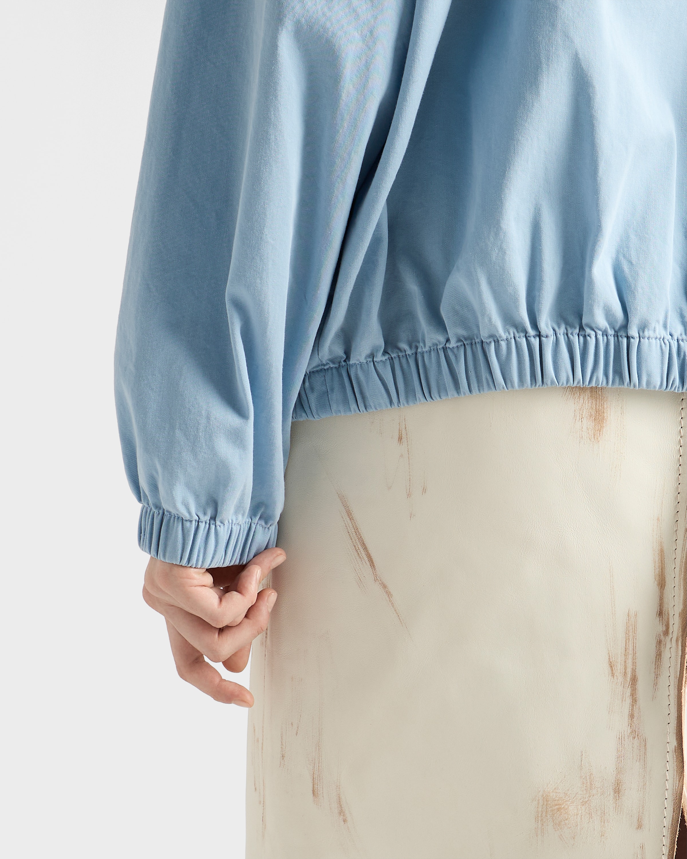 Prada Alte Blousonjacke Aus Gabardine