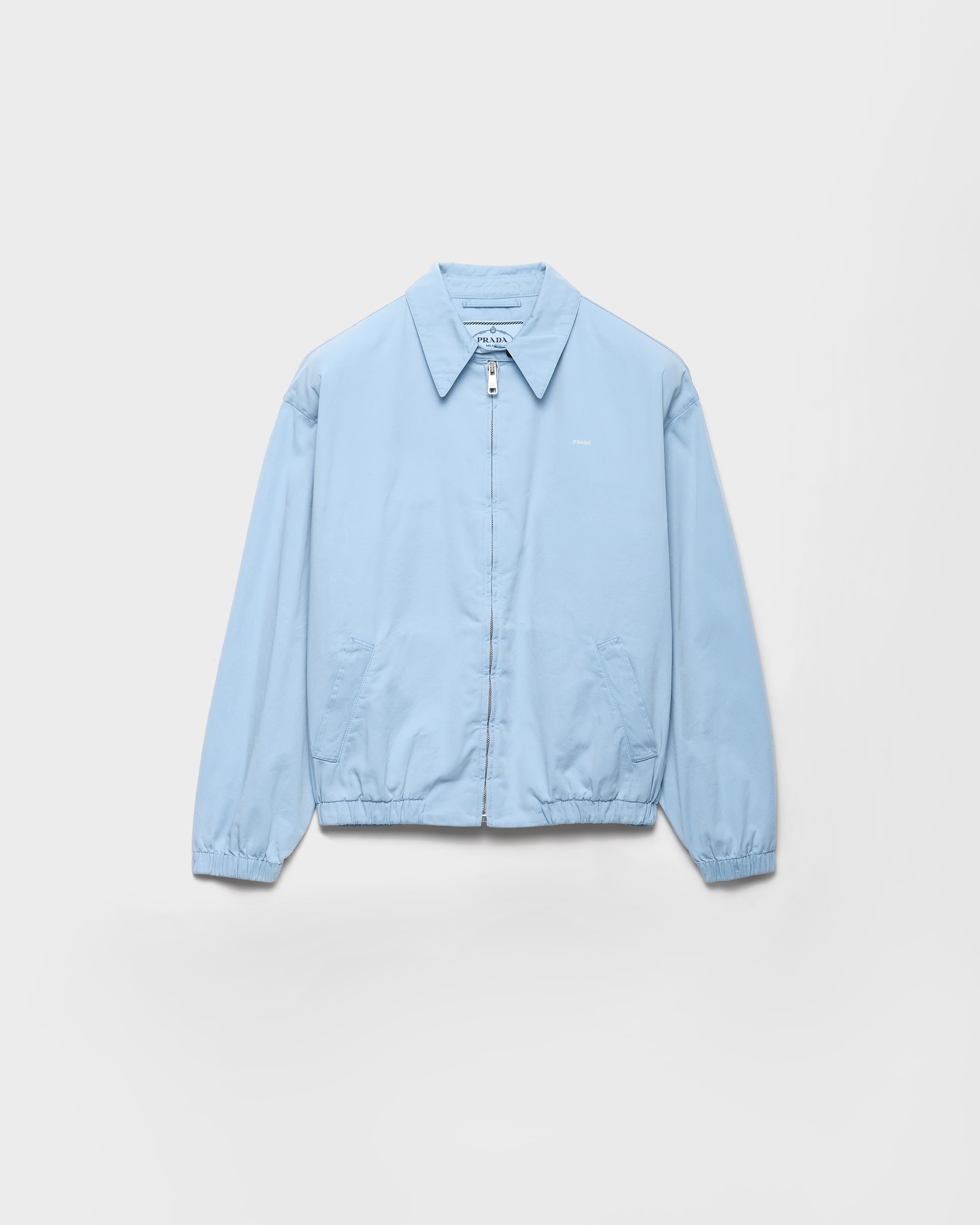 Prada Alte Blousonjacke Aus Gabardine