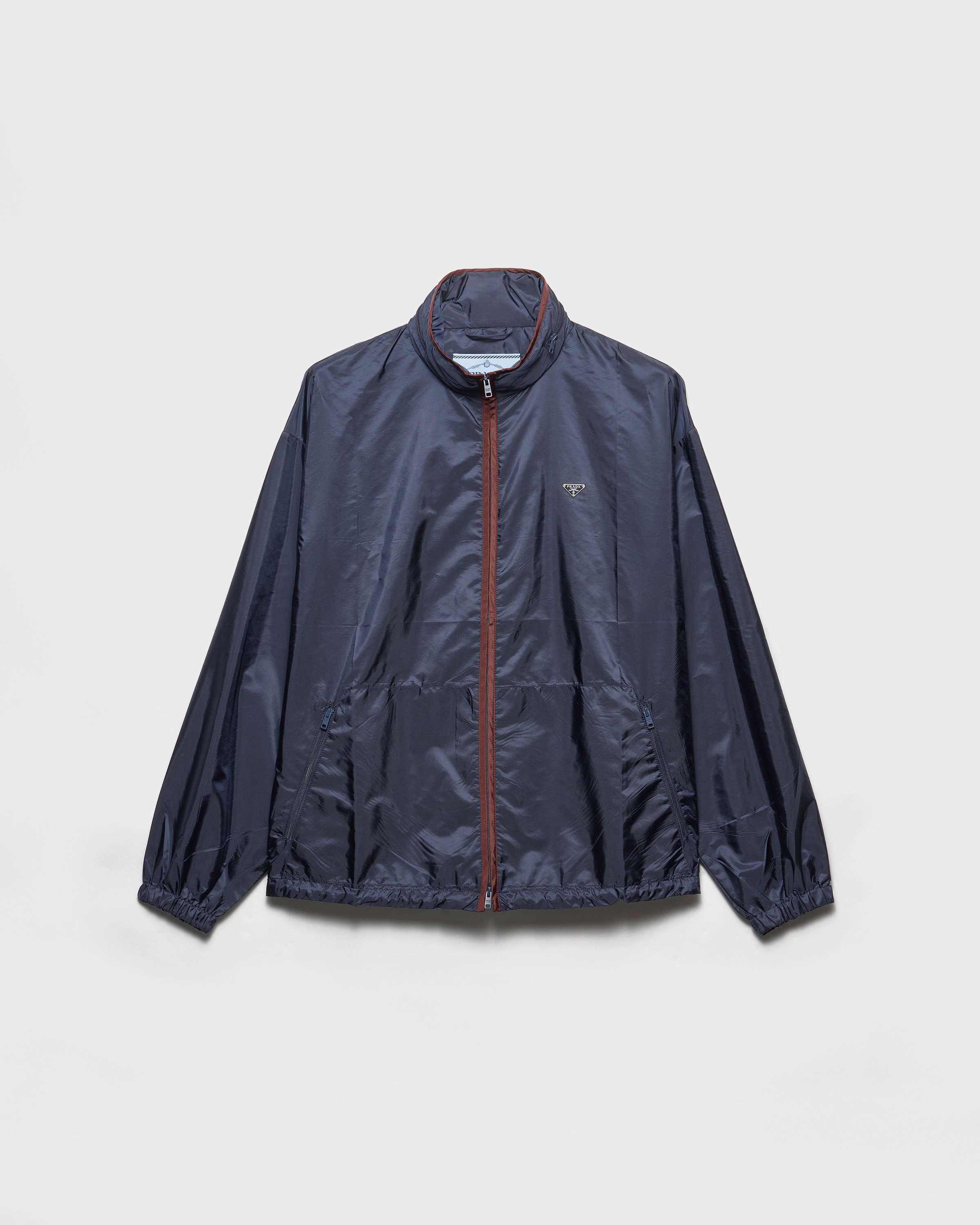Royal Blue/garnet Re-nylon Jacket | PRADA