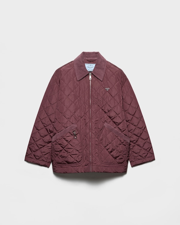 Re-Nylon blouson jacket - Garnet Re-Nylon blouson jacket - Garnet