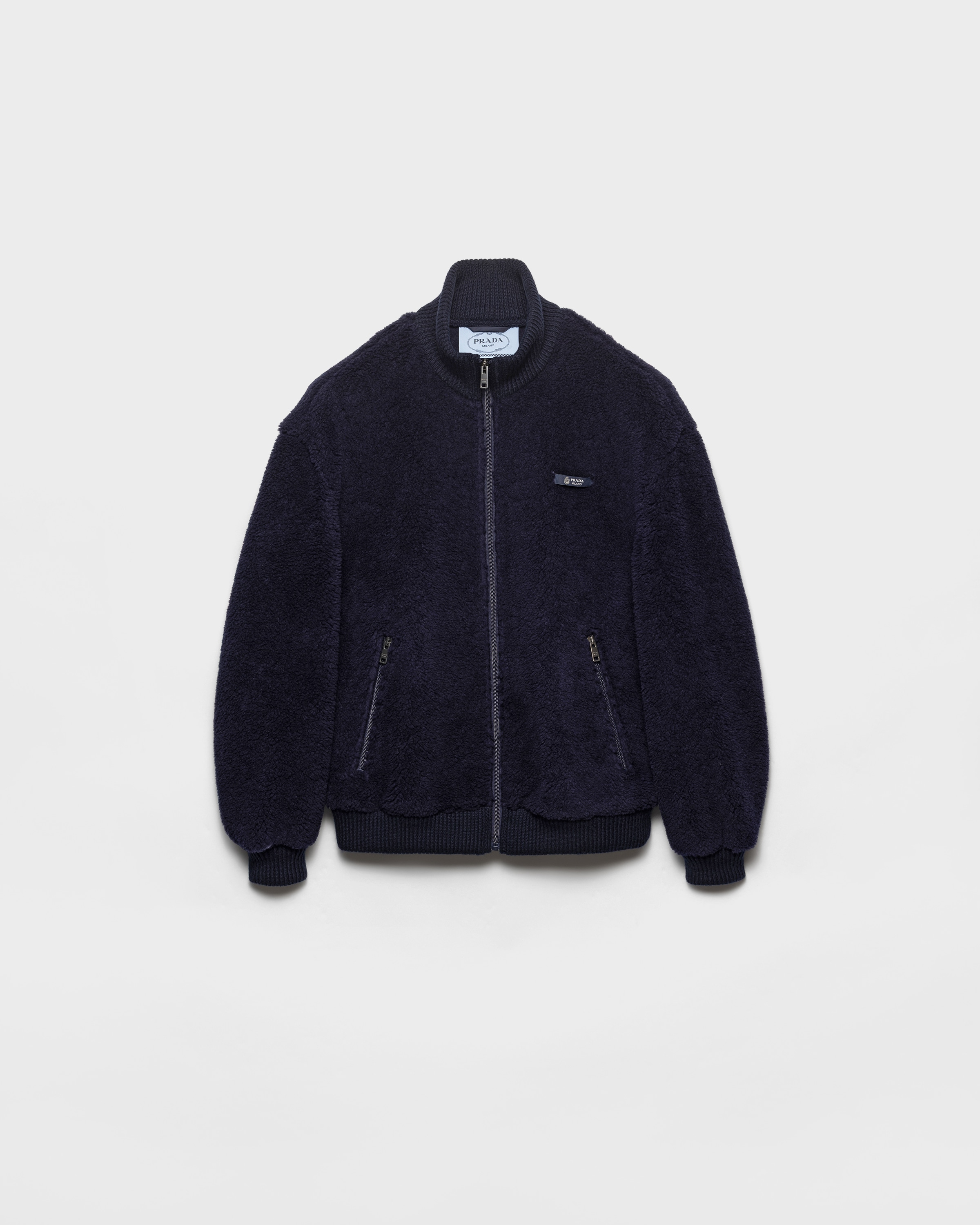 PRADA ネイビー ジャケット　40 ジャケット PRADA size40 ネイビー 【公式通販】