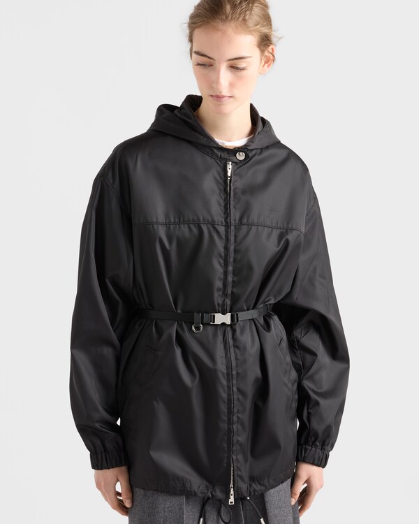 Re-Nylon blouson jacket - Black Re-Nylon blouson jacket - Black