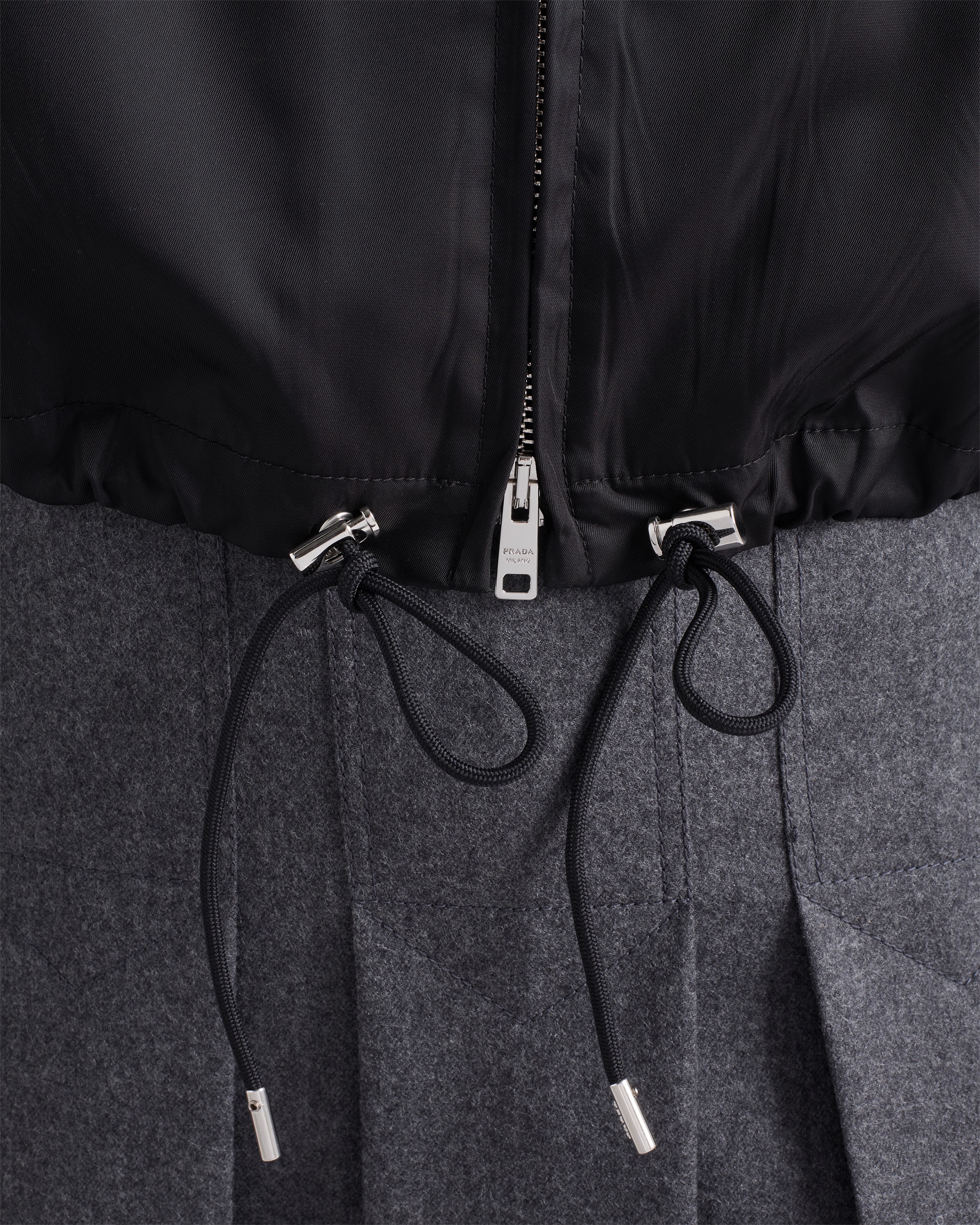 Black Re-nylon Blouson Jacket | PRADA - United States