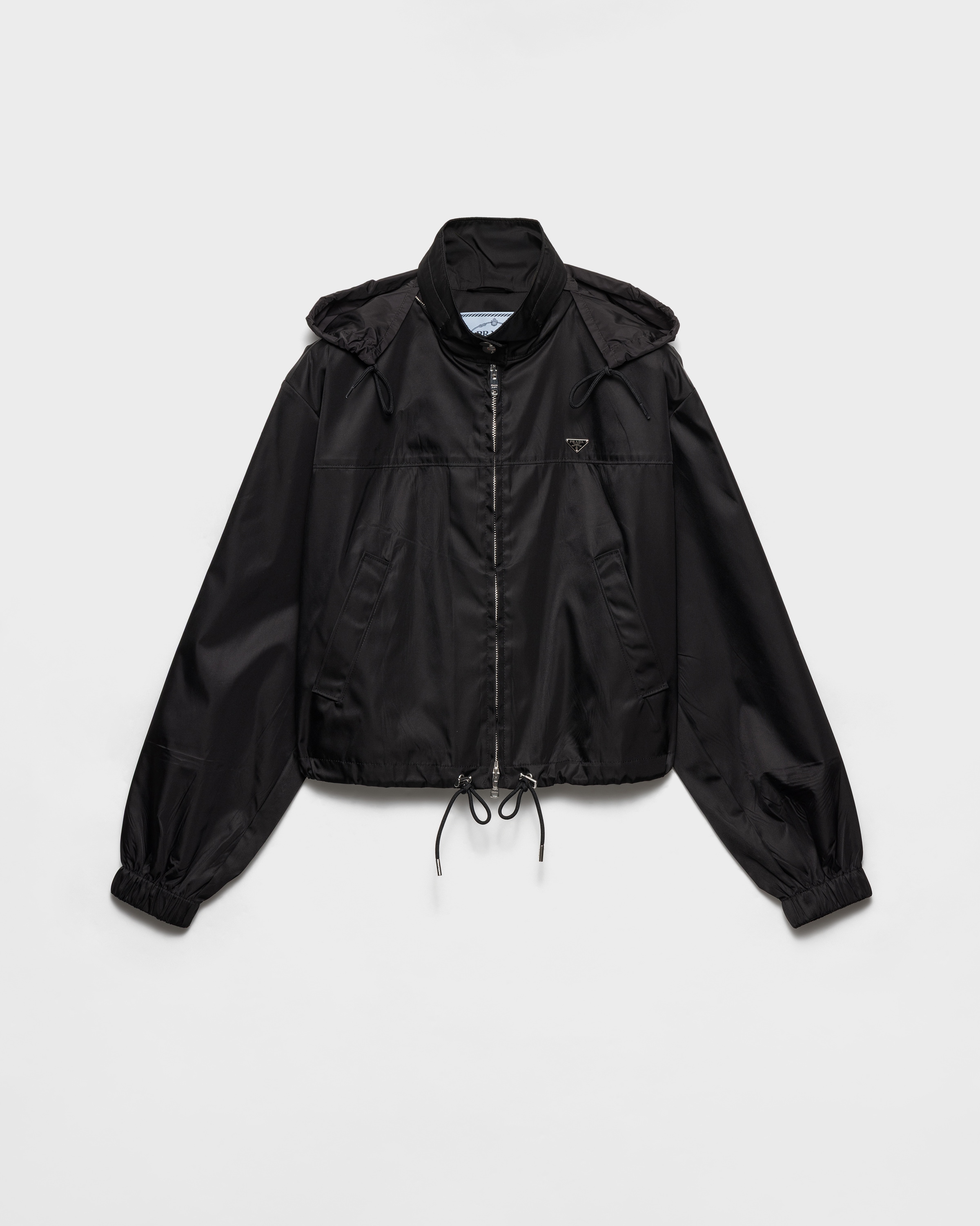 Black Re-Nylon blouson jacket | PRADA - United States Black Re-Nylon blouson jacket | PRADA - United States