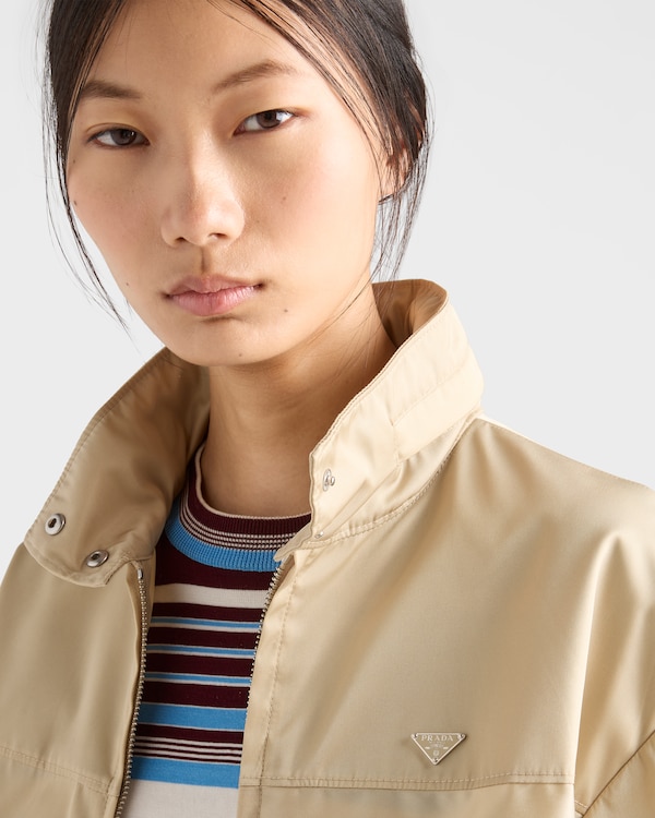 Re-Nylon blouson jacket - Desert Beige Re-Nylon blouson jacket - Desert Beige