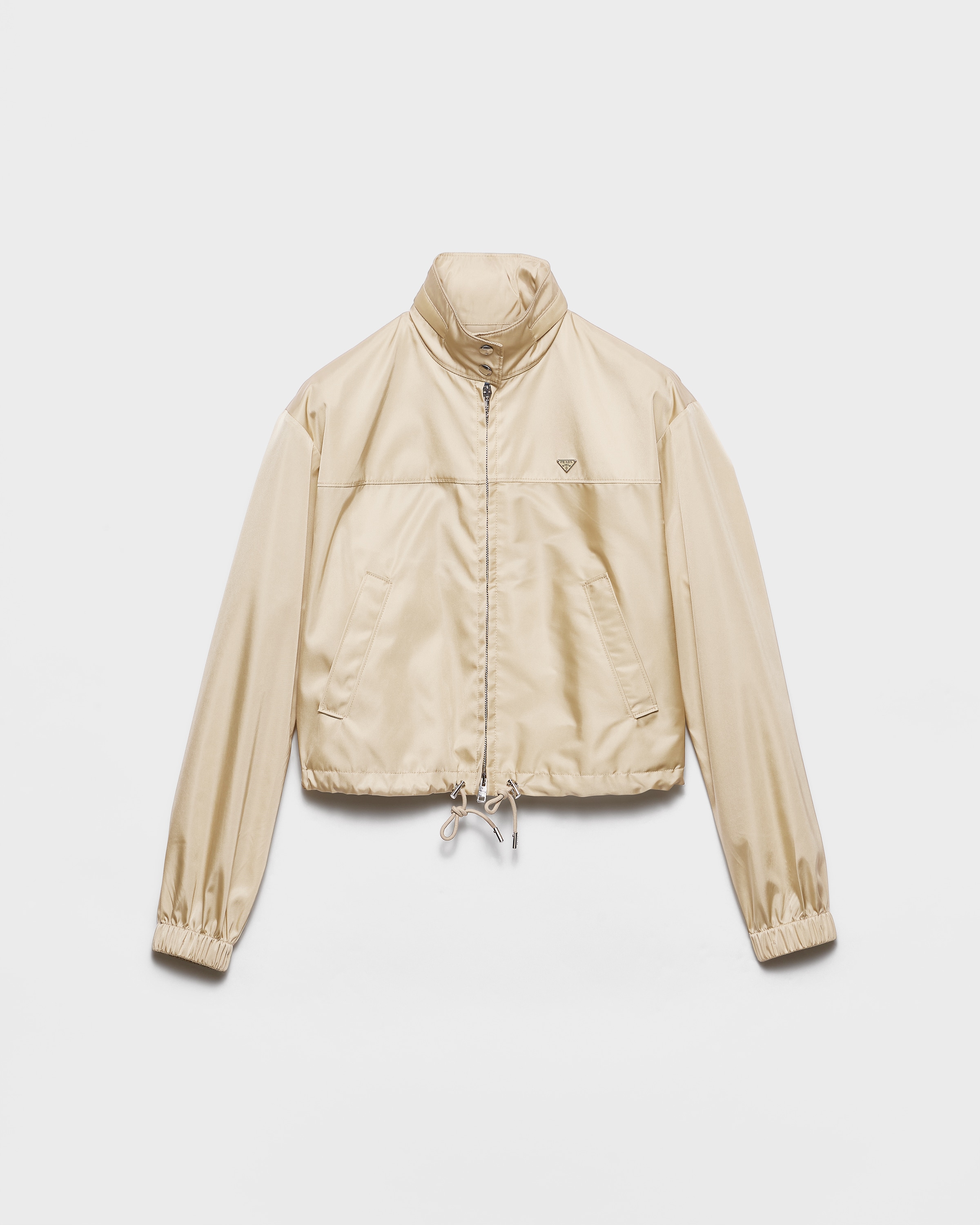 Desert Beige Re-Nylon blouson jacket | PRADA - United States