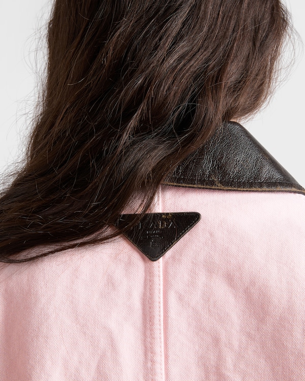 Canvas blouson jacket - Pink Canvas blouson jacket - Pink
