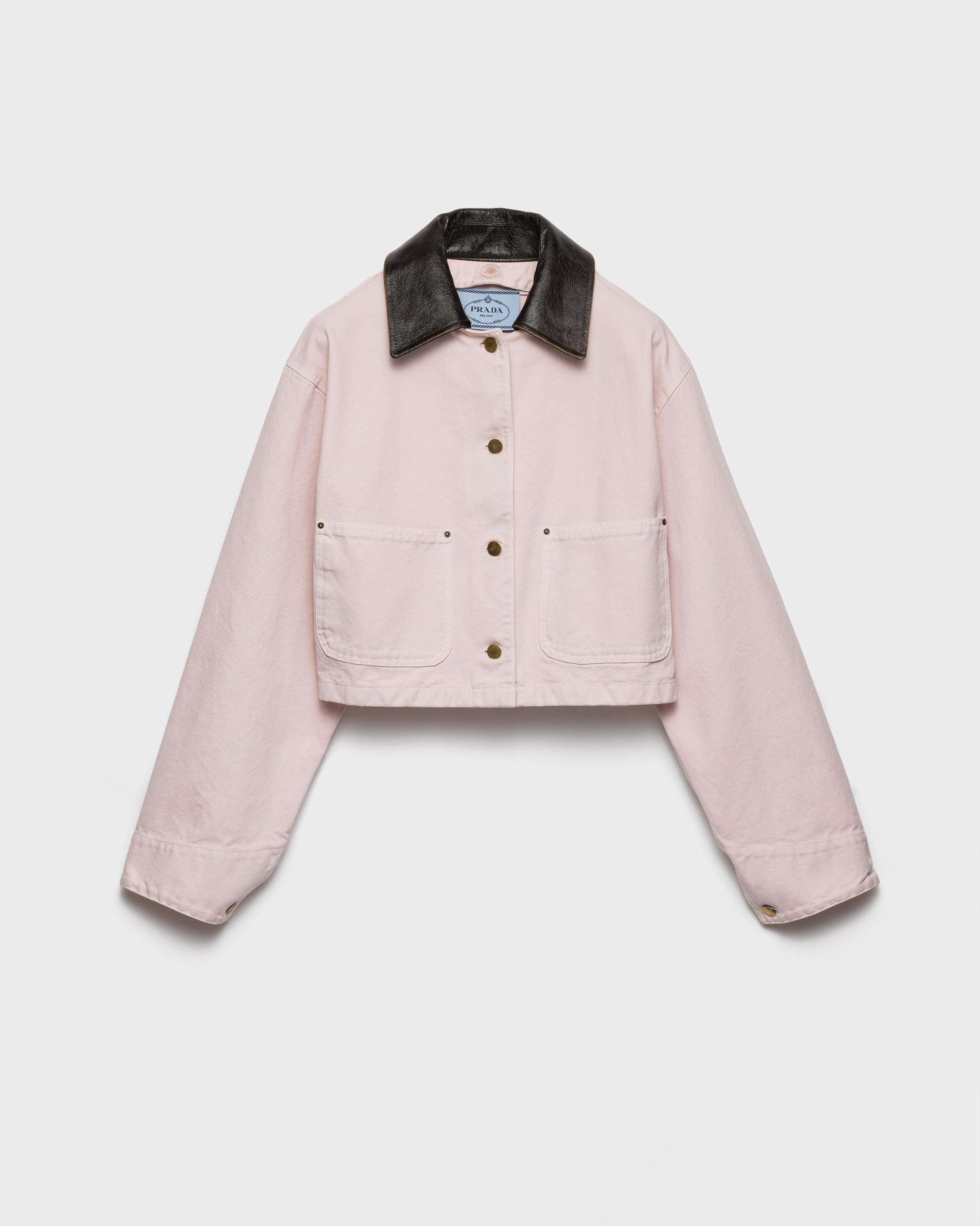 Pink Canvas blouson jacket | PRADA - United States