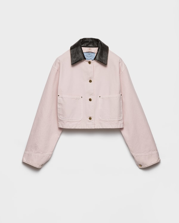 Canvas blouson jacket - Pink Canvas blouson jacket - Pink
