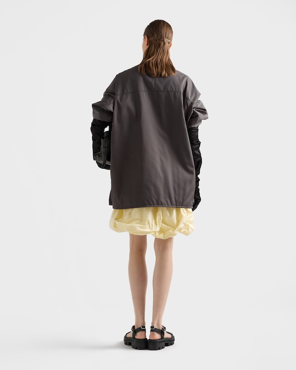 Washed Re-Nylon rain jacket - Lead Gray Washed Re-Nylon rain jacket - Lead Gray