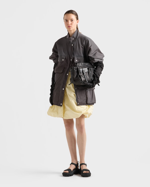 Washed Re-Nylon rain jacket - Lead Gray Washed Re-Nylon rain jacket - Lead Gray