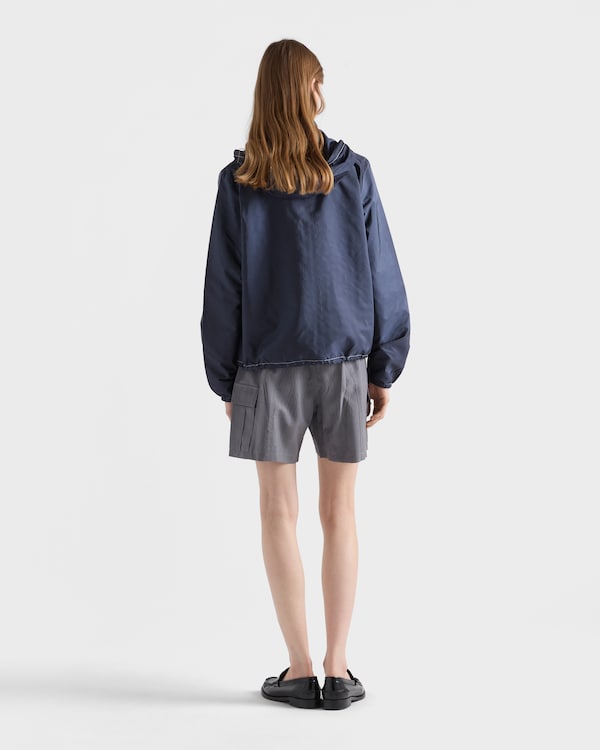 Lightweight Re-Nylon blouson jacket - Blue Lightweight Re-Nylon blouson jacket - Blue