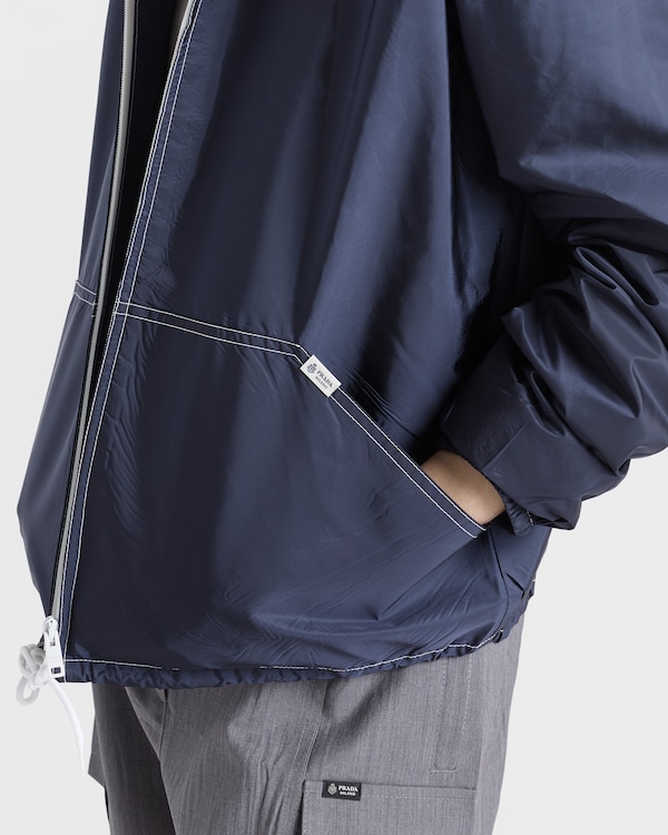 Lightweight Re-Nylon blouson jacket - Blue Lightweight Re-Nylon blouson jacket - Blue