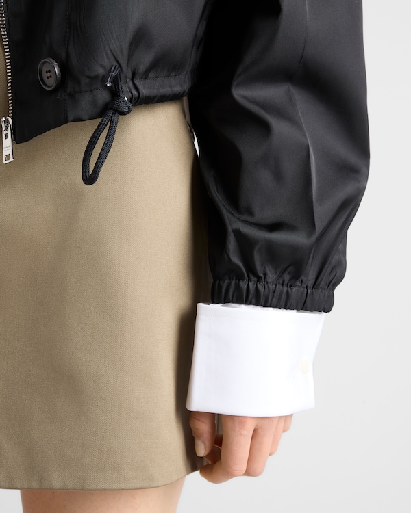 Re-Nylon blouson jacket - Black Re-Nylon blouson jacket - Black