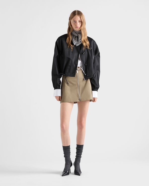 Re-Nylon blouson jacket - Black Re-Nylon blouson jacket - Black