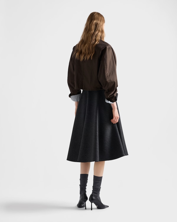 Re-Nylon blouson jacket - Cocoa Brown Re-Nylon blouson jacket - Cocoa Brown