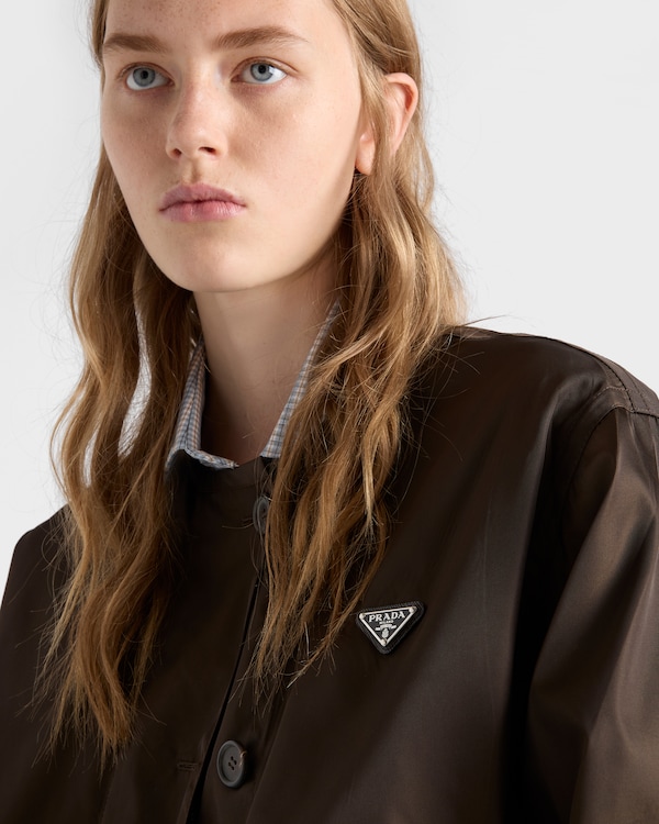 Re-Nylon blouson jacket - Cocoa Brown Re-Nylon blouson jacket - Cocoa Brown
