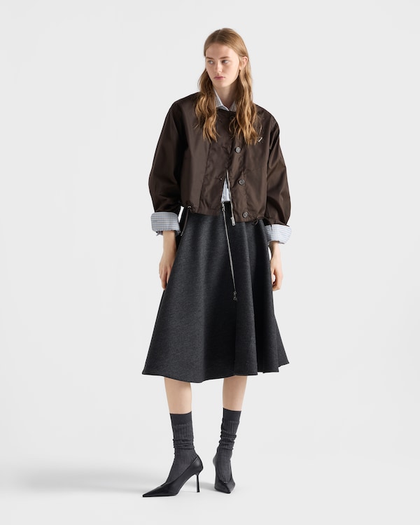 Re-Nylon blouson jacket - Cocoa Brown Re-Nylon blouson jacket - Cocoa Brown