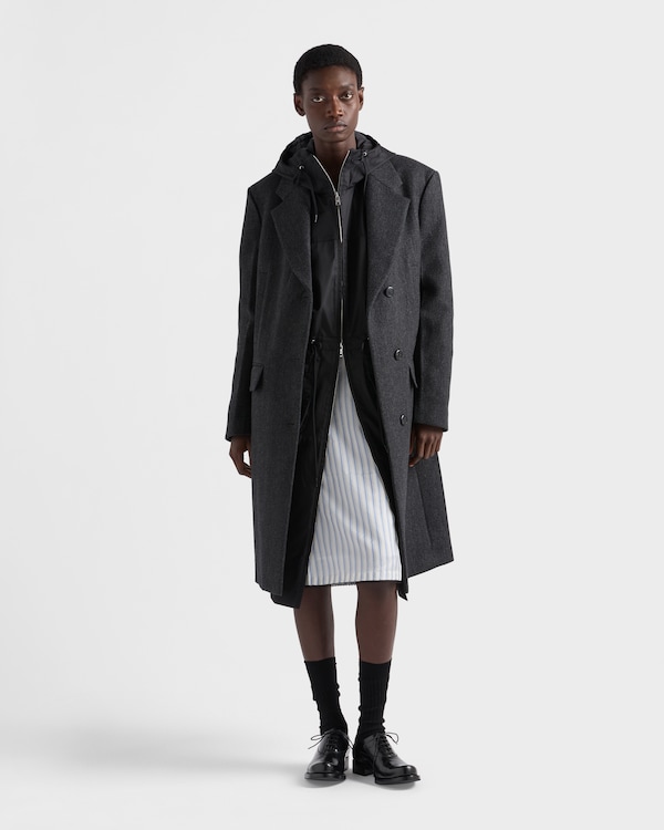 Re-Nylon rain jacket - Black Re-Nylon rain jacket - Black