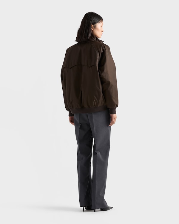 Re-Nylon blouson jacket - Cocoa Brown Re-Nylon blouson jacket - Cocoa Brown