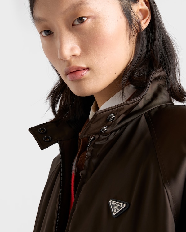Re-Nylon blouson jacket - Cocoa Brown Re-Nylon blouson jacket - Cocoa Brown