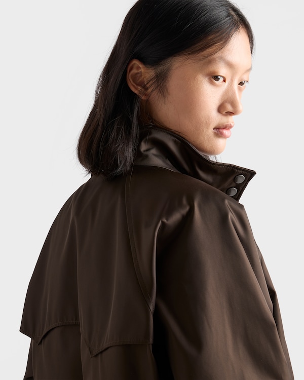 Re-Nylon blouson jacket - Cocoa Brown Re-Nylon blouson jacket - Cocoa Brown