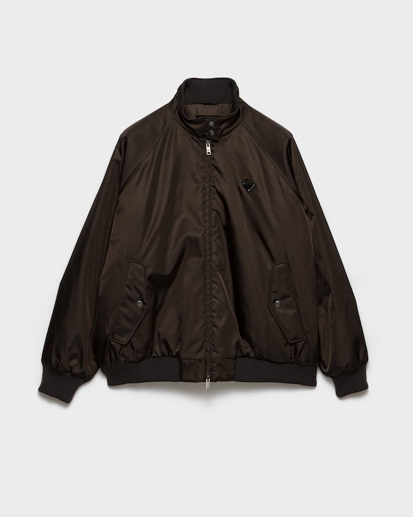 Re-Nylon blouson jacket - Cocoa Brown Re-Nylon blouson jacket - Cocoa Brown