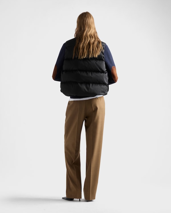 Re-Nylon down vest - Black Re-Nylon down vest - Black