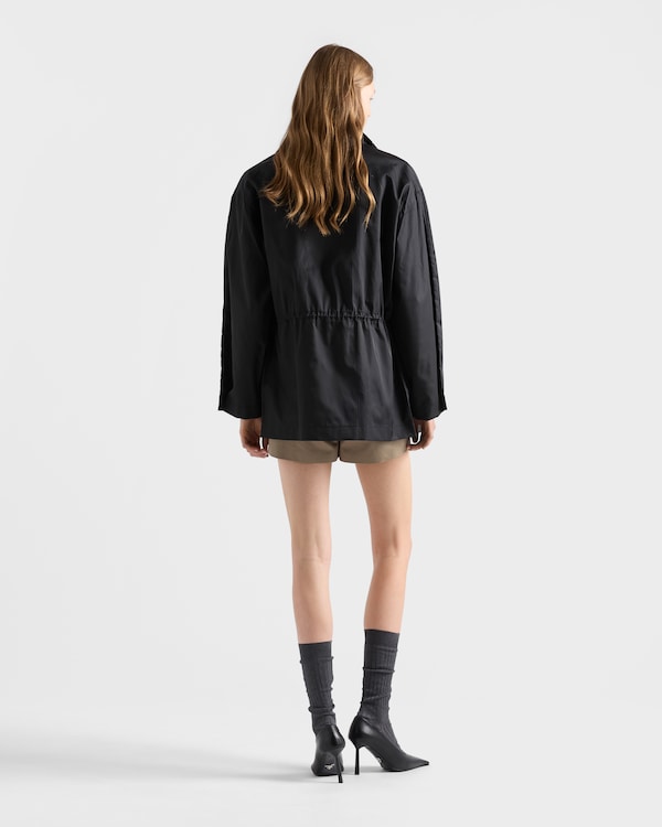 Re-Nylon rain jacket - Black Re-Nylon rain jacket - Black